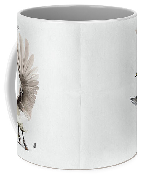 Swan Coffee Mug featuring the digital art Lake by Rob Snow