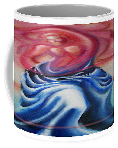 Female Coffee Mug featuring the painting Change by Kevin Middleton