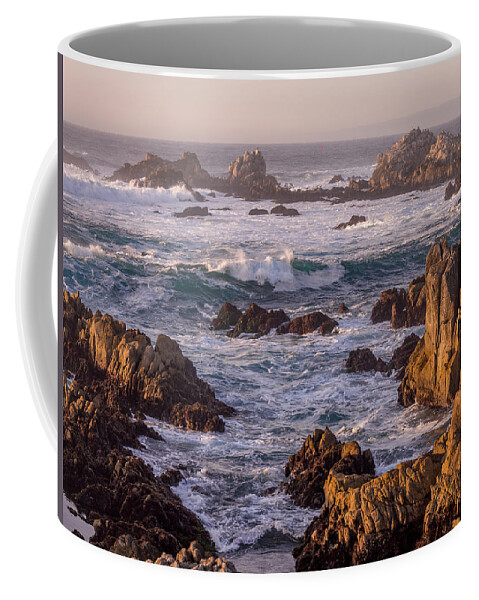 California Coffee Mug featuring the photograph Asilomar State Beach by Derek Dean