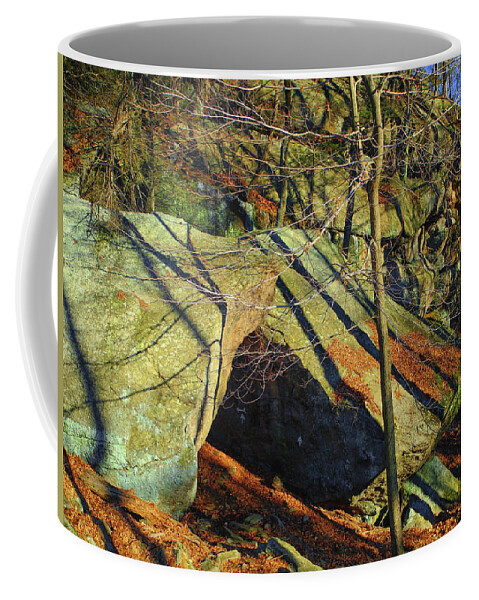 At: Ny's Lemon Squeeze Coffee Mug featuring the photograph AT NY Lemon Squeeze by Raymond Salani III