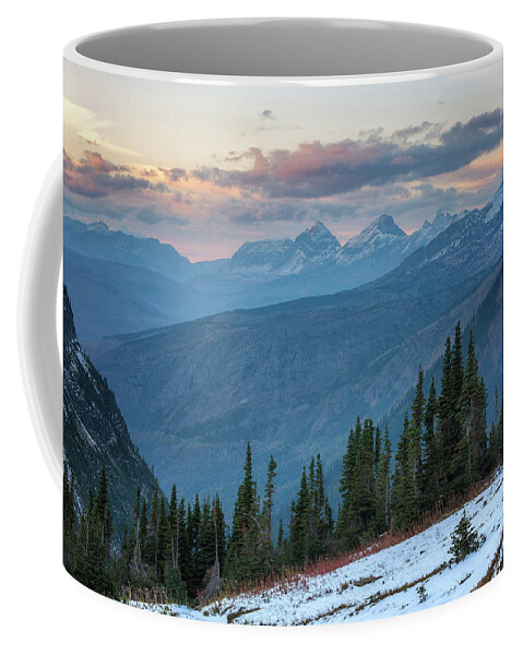 Bear Coffee Mug featuring the photograph At the Logan Pass by Alex Mironyuk