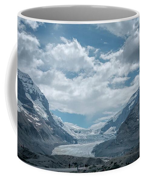 Joan Carroll Coffee Mug featuring the photograph Athabasca Glacier Alberta Canada by Joan Carroll