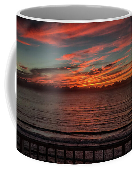 August 2017 Coffee Mug featuring the photograph Atlantic Sunrise by Frank Mari
