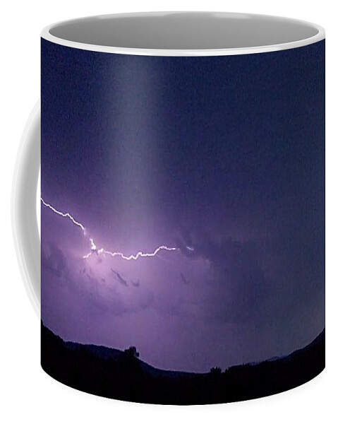 Lightning Coffee Mug featuring the photograph August Ridge by Carlee Ojeda