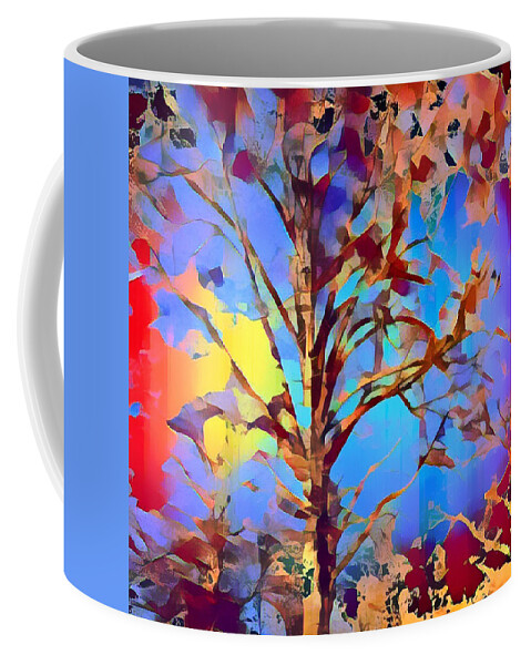 Cd Covers Coffee Mug featuring the mixed media Autumn Day by Femina Photo Art By Maggie