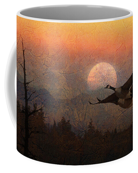 Canadian Geese Coffee Mug featuring the photograph Autumn by Ed Hall