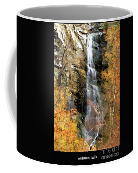 Autumn Coffee Mug featuring the digital art Autumn Falls by Rebecca Langen