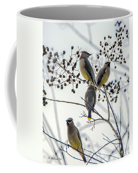 2d Coffee Mug featuring the photograph Autumn Friends by Brian Wallace