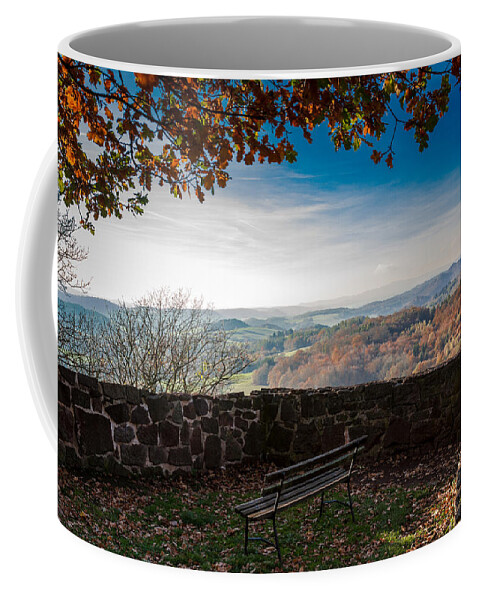 Outdoors Coffee Mug featuring the photograph Autumn in the Southern Harz by Andreas Levi