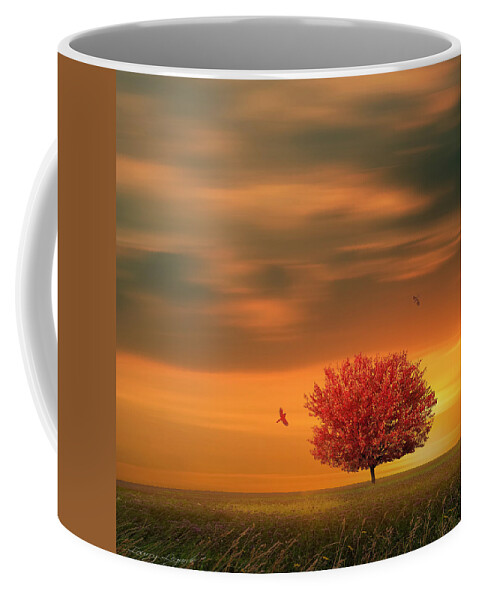 Four Seasons Coffee Mug featuring the photograph Autumn by Lourry Legarde