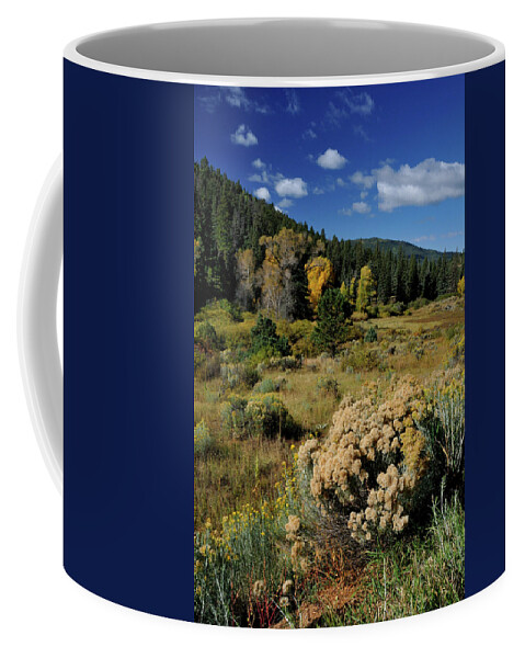 Landscape Coffee Mug featuring the photograph Autumn Morning In The Canyon by Ron Cline