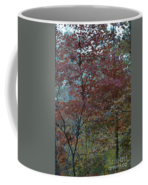Autumn Pallette At Dusk Coffee Mug featuring the photograph Autumn Pallette at Dusk by Maria Urso