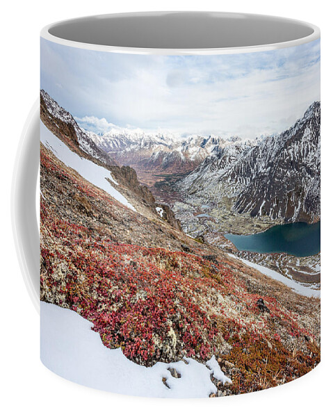 Alaska Coffee Mug featuring the photograph Autumn Remnants by Tim Newton