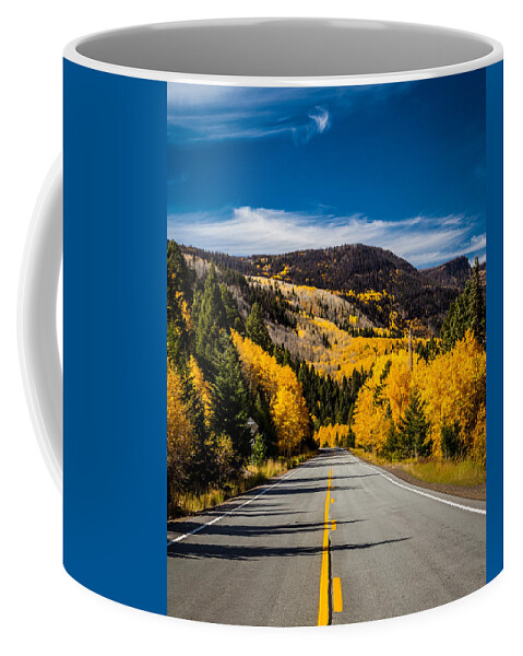 New Mexico Coffee Mug featuring the photograph Autumn Rockies by Ron Pate