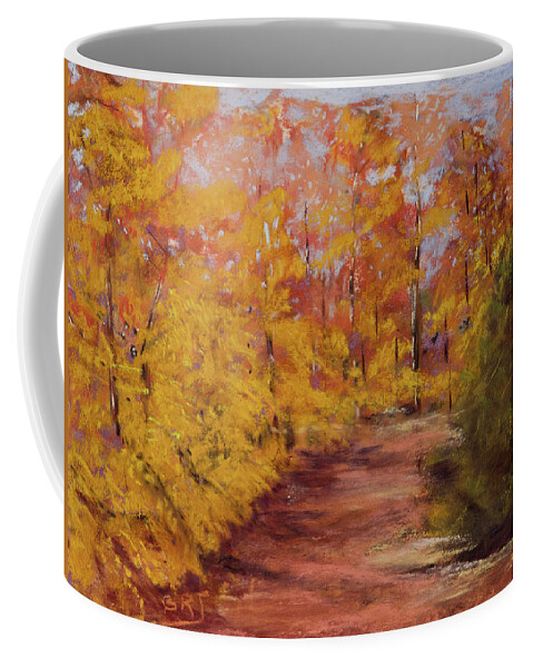 Autumn Splendor Coffee Mug featuring the painting Autumn Splendor - Fall Landscape by Barry Jones