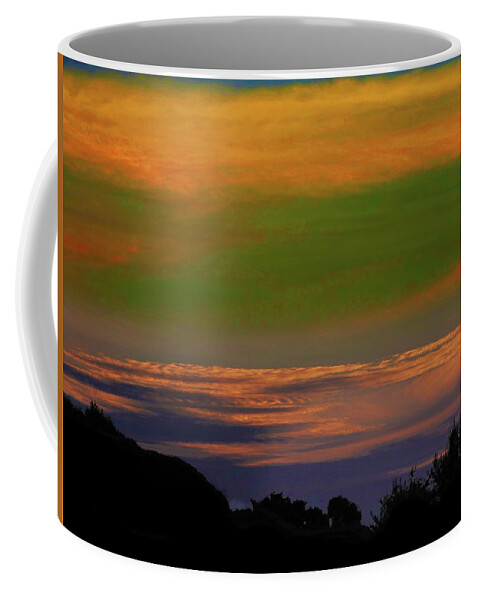 Sunset Coffee Mug featuring the photograph Autumn Sunset by Mark Blauhoefer