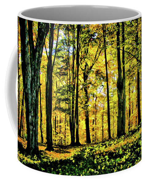 Autumn Coffee Mug featuring the photograph Autumn's Glow by Monroe Payne