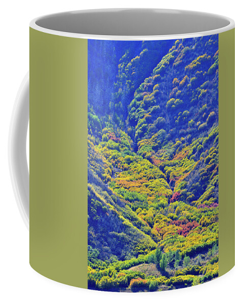 Colorado Coffee Mug featuring the photograph Avalanche of Fall Color in Glenwood Springs by Ray Mathis