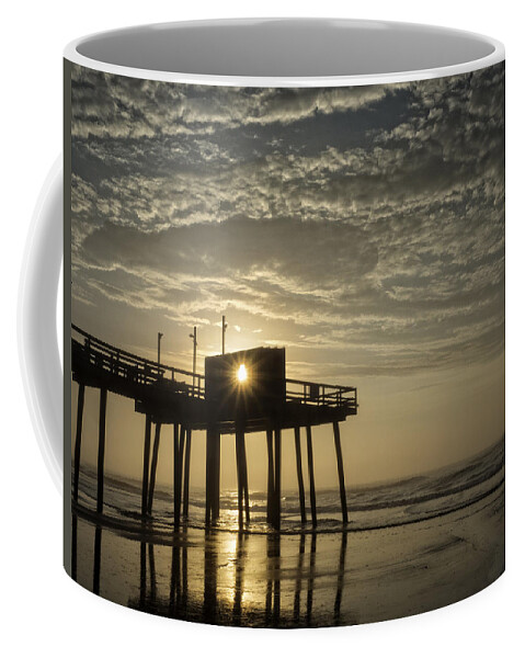 Pier Coffee Mug featuring the photograph Avalon Sunrise by David Kay