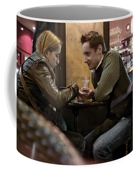 Lawrence Coffee Mug featuring the photograph Awaiting The Answer by Lawrence Boothby