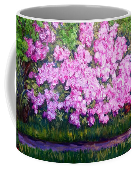 Floral Coffee Mug featuring the painting Azalea Spring by Beverly Boulet