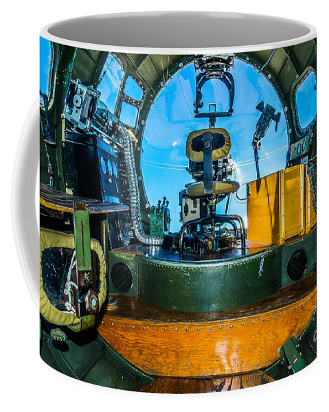 Cape Coffee Mug featuring the photograph B-17 Bombardier by Nick Zelinsky Jr