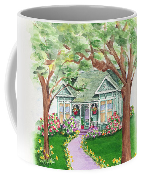 Ashland Coffee Mug featuring the painting B Street by Lori Taylor