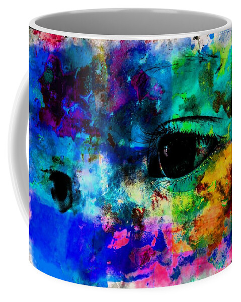 Baby Eyes Coffee Mug featuring the photograph Baby Eyes by Jean Francois Gil