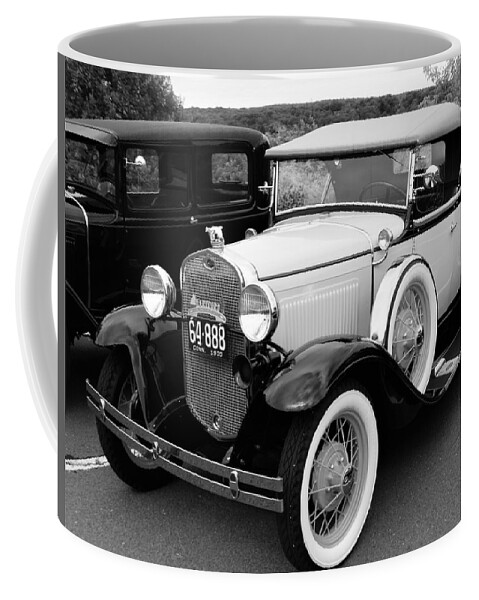 Cars Coffee Mug featuring the photograph Back in Time by Charles HALL