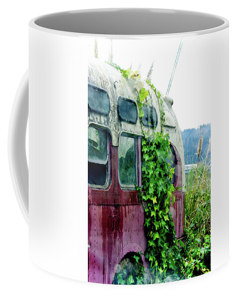 Adria Trail Coffee Mug featuring the photograph Back of the Bus by Adria Trail