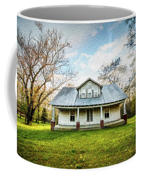 Caswell County Coffee Mug featuring the photograph Back Roads In Caswell County by Cynthia Wolfe