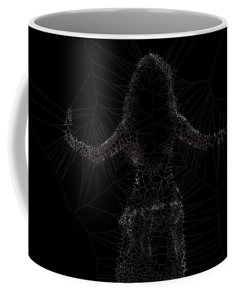 Vorotrans Coffee Mug featuring the digital art Back by Stephane Poirier
