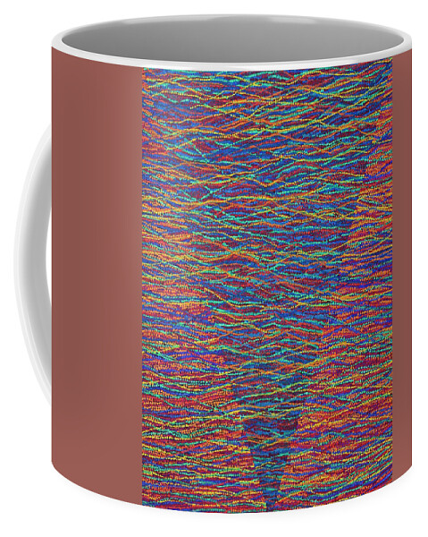 Spiritual Coffee Mug featuring the painting Back to Heaven 1 by Kyung Hee Hogg