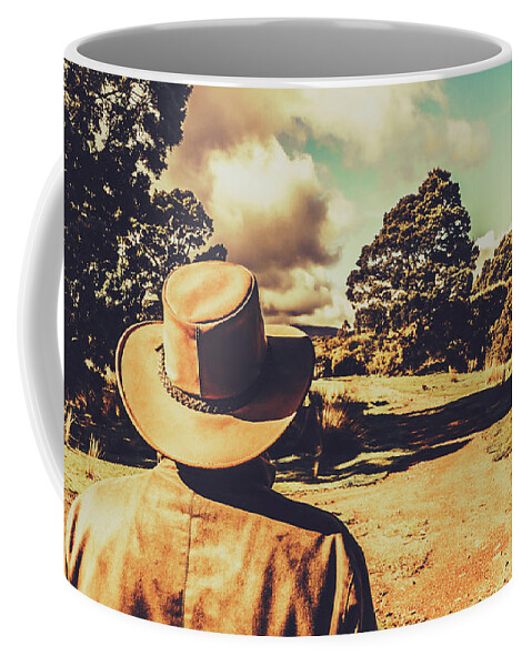 Farmer Coffee Mug featuring the photograph Back to the countryside by Jorgo Photography