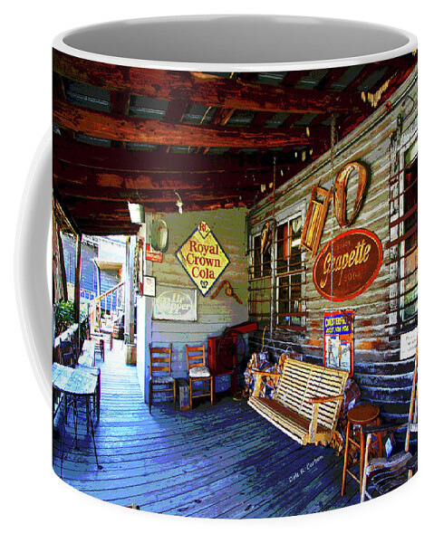 Blue Ridge Mountains Coffee Mug featuring the photograph Backporch by Dale R Carlson