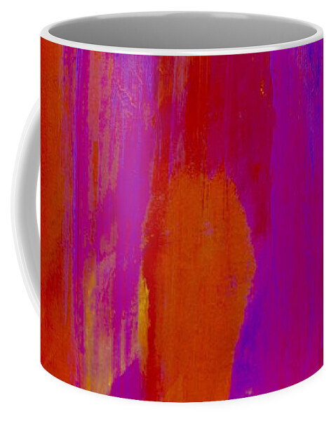 Abstract Painting Coffee Mug featuring the painting Backstage by Catalina Walker