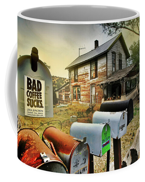 Bad Coffee Coffee Mug featuring the photograph Bad Coffee by Micah Offman