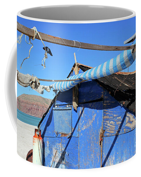 Island Coffee Mug featuring the photograph Baja Shack by Becqi Sherman