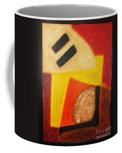 Oil Painting Coffee Mug featuring the painting Balance by Yael VanGruber