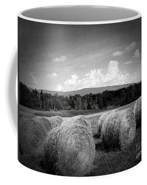 Bales Coffee Mug featuring the photograph Bales in Monochrome by Onedayoneimage Photography