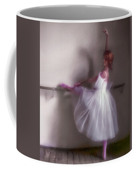 Ballerina Coffee Mug featuring the photograph Ballerina-2 by Juan Carlos Ferro Duque