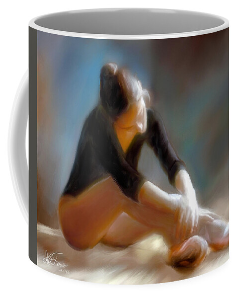 Ballet Coffee Mug featuring the photograph Ballerina 3 by Juan Carlos Ferro Duque