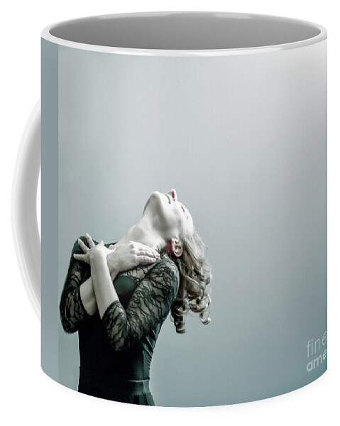 Woman Coffee Mug featuring the photograph Ballet Dancer by Mats Silvan