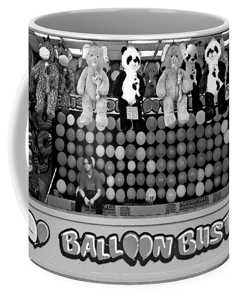 Balloon Coffee Mug featuring the photograph Balloon Bust by Steve Karol