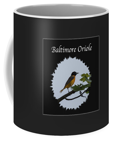 Baltimore Oriole Coffee Mug featuring the photograph Baltimore Oriole by Holden The Moment