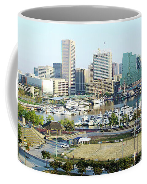 2d Coffee Mug featuring the photograph Baltimore's Inner Harbor by Brian Wallace