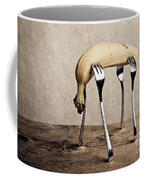 Banana Coffee Mug featuring the photograph Banana by Nailia Schwarz
