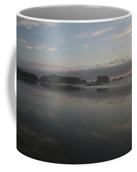 Landscape Coffee Mug featuring the photograph Bandon Reflection I by Dylan Punke