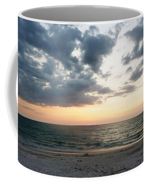 Winter Sunset Coffee Mug featuring the photograph Barefoot Beach by Melanie Moraga