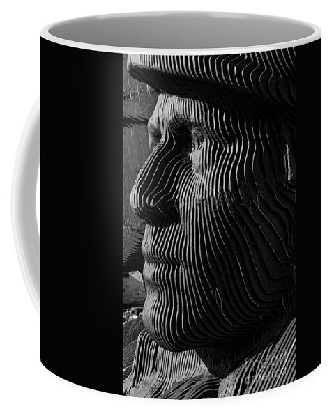 Bargoed Coffee Mug featuring the photograph Bargoed Miner by Steve Purnell